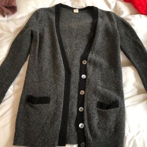 J crew wool cardigan